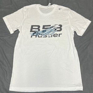 B58 Hustler Men’s White Short Sleeve Crew Neck T-Shirt Size Large